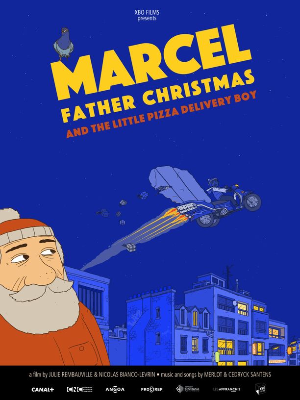 Marcel, Father Christmas (and the little pizza delivery boy)Marcel le père Noël (et le petit livreur de pizzas) (2023)